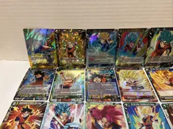 Goku Only Assorted Lot of 91 Dragon Ball Z Super Card Game Cards Rare Uncommon - Image 2