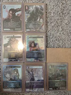 Cloud Final Fantasy Tcg Card Lot Foil - Image 1