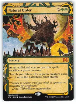 Natural Order *Mythic Rare* Magic MtG x1 Strixhaven Mystical Archives - Image 1