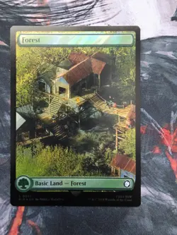 Forest (0854) (Surge Foil) #854 *Foil* (NM) - Universes Beyond: Fallout MTG - Image 1