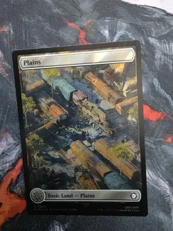 Plains (0846) (Surge Foil) #846 (NM) Fallout PIP Magic MTG - Image 2