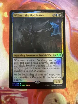 Wilhelt, the Rotcleaver Commander: MIC Foil NM - Image 1