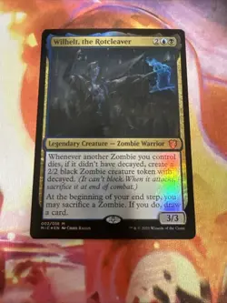 Wilhelt, the Rotcleaver Commander: MIC Foil NM - Image 2