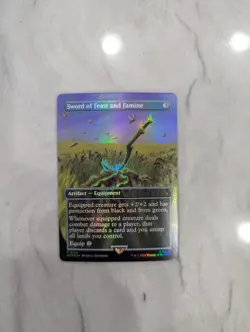 Sword of Feast and Famine (Borderless) Universes Beyond: Assassin's Creed Foil - Image 1