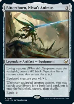 Bitterthorn, Nissa's Animus (Extended Art) Commander: March of the Machine NM - Image 1