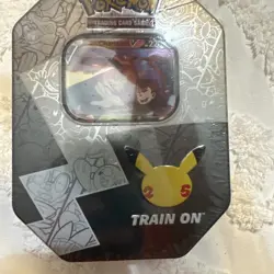Pokemon Lance’s Charizard V Celebrations 25th Anniversary Tin - New Sealed - Image 1
