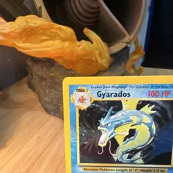 Wizards of the Coast Gyarados 6/102 Base Set Holo Pokemon 100 HP English - Image 3