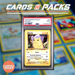 Carte Pokemon Pikachu 58/102 Set de Base Edition 1 PSA 9 MINT 🇫🇷 - Image 1