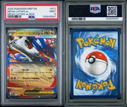 2025 POKEMON MEP EN-ME BLACK STAR PROMO MEGA LATIAS EX BOX MEGA LATIAS EX PSA 9 - Image 3