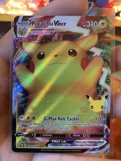 2021 Pokemon Celebrations Stamped Pikachu VMAX Holo SWSH062 - NM - Image 2