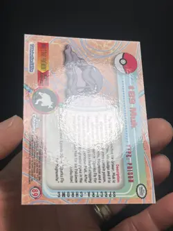 Pokemon Topps Chrome Muk Spectra #89 Series 2 - Image 4
