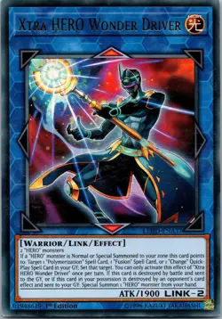 Yugioh Xtra HERO Wonder Driver LEHD-ENA37 1st Edition Ultra Rare NM - Image 1