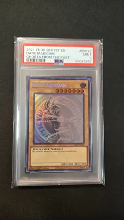 Yu-Gi-Oh! Dark Magician Ghosts from The Past 1st Edition PSA 9 - Image 1