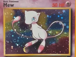 Mew Black Star Promo #9 WOTC Pokemon Holo Rare #151 Vintage 1999-2000 NM - Image 2