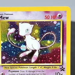 Mew Black Star Promo #9 WOTC Pokemon Holo Rare #151 Vintage 1999-2000 NM - Image 2