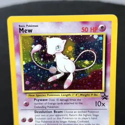 Mew Black Star Promo #9 WOTC Pokemon Holo Rare #151 Vintage 1999-2000 NM - Image 3
