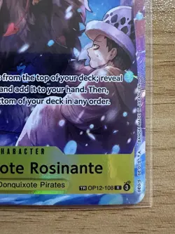 One Piece TCG Donquixote Rosinante Treasure Rare OP12-108 The Azure Sea’s Seven - Image 4