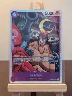One Piece Franky Emperors in the New World #OP09-072 Super Rare Foil TCG - Image 1