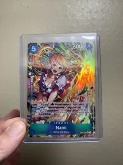 One Piece Nami OP11-054 Alternate Art a Fist of Divine Speed English Edition - Image 2