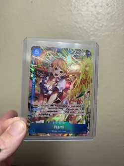 One Piece Nami OP11-054 Alternate Art a Fist of Divine Speed English Edition - Image 3