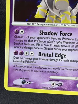 Pokemon TCG Giratina 4/146 Holo Rare Legends Awakened L/P - Image 5