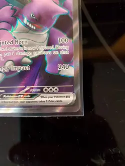 Team Rocket's Nidoking EX 216/182 Full Art Destined Rivals - Pokemon TCG NM - Image 4