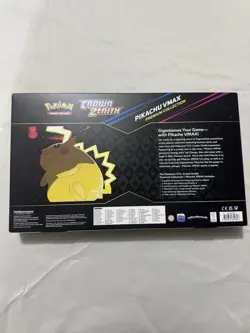 Sealed Pokemon TCG Crown Zenith Pikachu VMAX Special Collection 5 Packs N734 - Image 3