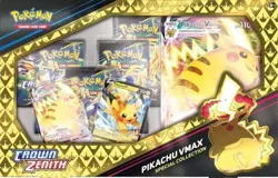 Crown Zenith POKEMON TCG Pikachu VMAX Special Collection Sealed Box with 5 Packs - Image 1
