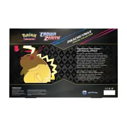 Crown Zenith POKEMON TCG Pikachu VMAX Special Collection Sealed Box with 5 Packs - Image 2