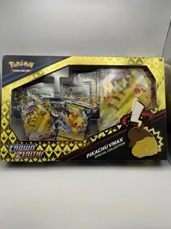 Pokemon crown zenith pikachu Vmax special collection Box New Sealed 5 packs each - Image 2