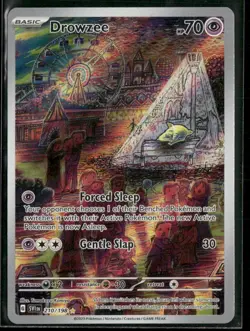 2023 Pokemon Drowzee Illustration Rare SV01: Scarlet & Violet Base Set 210/198 - Image 1