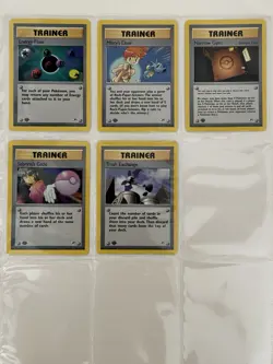 Pokemon 23 Card 1st Edition Gym Heroes Trainer Set Misty Brock Blaine - Image 5