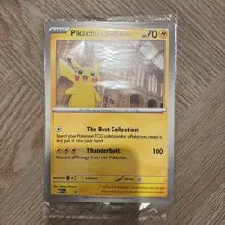 UK ONLY PROMO ! Pikachu At The Museum Jumbo Pokemon Card - GEM MINT SEALED - Image 1