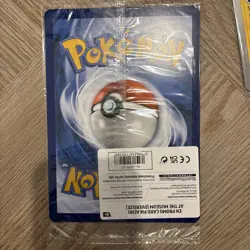 UK ONLY PROMO ! Pikachu At The Museum Jumbo Pokemon Card - GEM MINT SEALED - Image 4