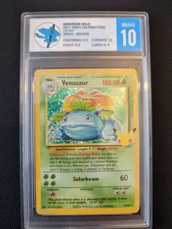 Venusaur 15/102 Celebrations 2021 25th Anniversary Graded 10 Pokemon Card - Image 1