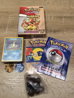 Pokemon Fossil Set Lockdown Theme Deck 1999 WOTC Open Box Sealed Cards - Image 1
