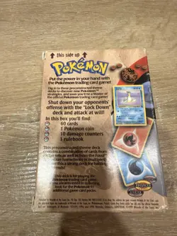 Pokemon Fossil Set Lockdown Theme Deck 1999 WOTC Open Box Sealed Cards - Image 2