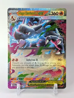 Mega Charizard X Ex 013/094 Phantasmal flames Near Mint/Pack fresh Pokemon Card - Image 1