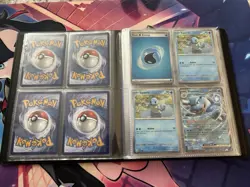 Pokemon TCG 16 Card Lot - Charmander, Charizard, Squirtle, Holo, V, EX, Binder - Image 5
