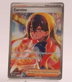 Carmine 217/167 Holo Twilight Masquerade Special Illustration Rare Pokemon Card - Image 1