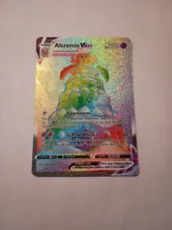 Pokemon Pokemon TCG Alcremie VMAX Secret Rare 073/072 Shining Fates Rainbow Holo - Image 1