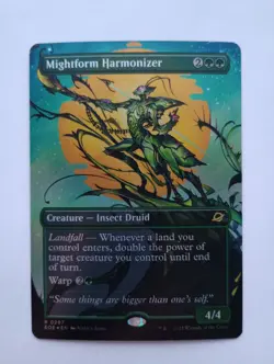 MTG - 1x Mightform Harmonizer - Edge Of Eternities Borderless Foil - NM - Image 1