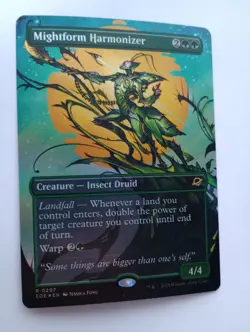 MTG - 1x Mightform Harmonizer - Edge Of Eternities Borderless Foil - NM - Image 3
