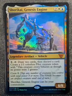 Shorikai, Genesis Engine - Foil - Kamigawa Neon Dynasty Commander (MTG) - Image 1