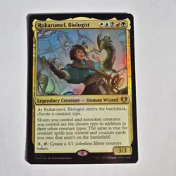 MTG - RUKARUMEL, BIOLOGIST (Foil) - Commander Masters (M) - Image 1