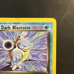 Pokemon Vintage Non Holo Rare Dark Blastoise Team Rocket 20/82 WotC - Image 3