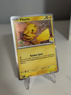 Pokemon Tcg Pikachu 051/162 Stamped 2026 Pokemon Day 30 Promo - Image 2