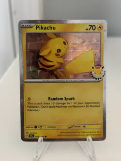 Pokemon Tcg Pikachu 051/162 Stamped 2026 Pokemon Day 30 Promo - Image 3