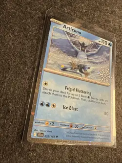 Articuno 032/159 Holiday Calendar 2025 Festive STAMP Promo Pokemon TCG - Image 2