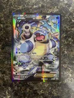 Blastoise EX XY122 XY Promo Holo Rare 2016 Pokemon Pre Owned MP - Image 1